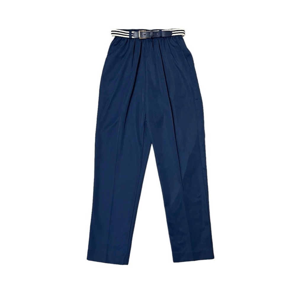 Vintage Alfred Dunner High-Waisted Trousers Women’s Small‎ Navy Pleated